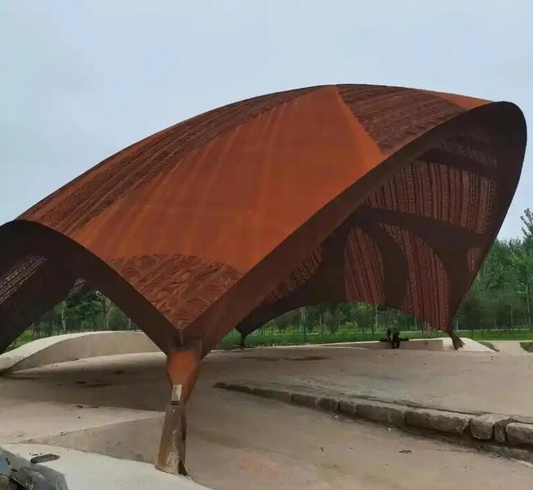 华容耐候钢板精神堡垒